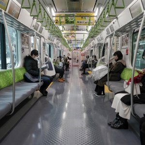 Tokio, prazan metro