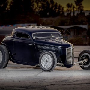 Ford Three-Window Fenderless Coupe (1934.)