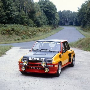 Renault 5 Turbo na stazi Montherly