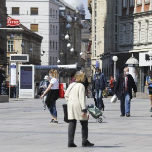 Zagreb: Nakon djelomičnog popuštanja sigurnosnih mjera grad živnuo