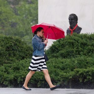 Proljetni pljusak u Zagrebu