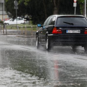 Proljetni pljusak u Zagrebu