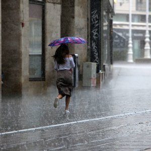 Proljetni pljusak u Zagrebu