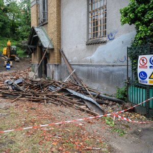 Rušenje secesijske vile na Ribnjaku