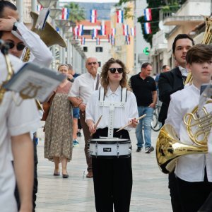 Split: Dan državnosti obilježen promenadnim koncertom Gradske glazbe