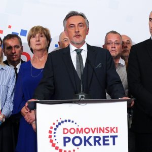 Razočarana lica čelnika Domovinskog pokreta