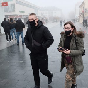 Okupljanje prije početka Kolone sjećanja u Vukovaru