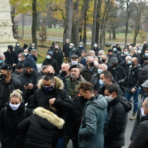 Sprovod Tomislava Merčepa na Mirogoju