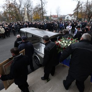 Sprovod Tomislava Merčepa na Mirogoju