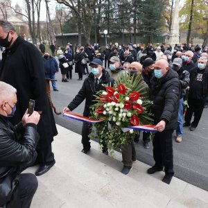 Sprovod Tomislava Merčepa na Mirogoju