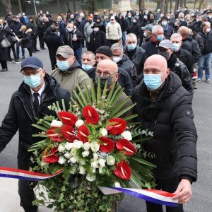 Sprovod Tomislava Merčepa na Mirogoju