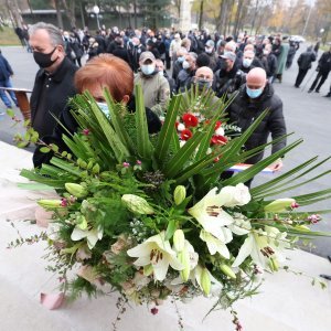 Sprovod Tomislava Merčepa na Mirogoju