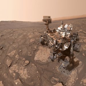 Curiosity snima selfie