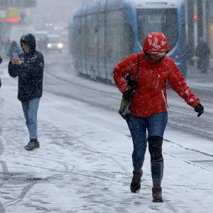 Snijeg u Zagrebu