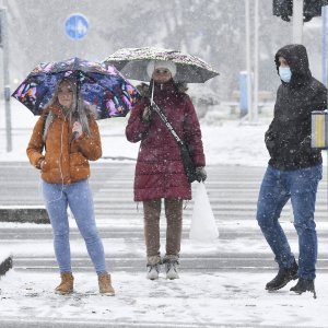 Snijeg u Zagrebu