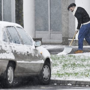 Snijeg u Zagrebu