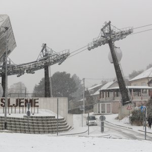 Zagreb pod snježnim pokrivačem