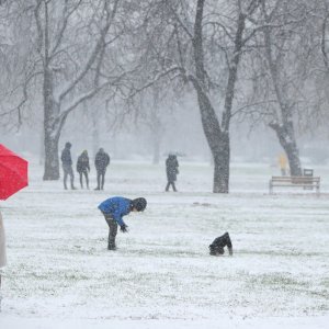 Snijeg u Zagrebu