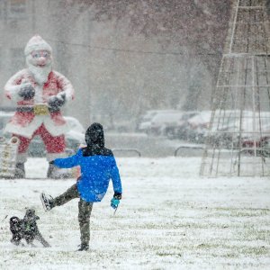 Snijeg u Zagrebu