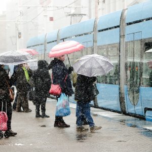 Snijeg u Zagrebu