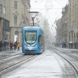 Snijeg u Zagrebu