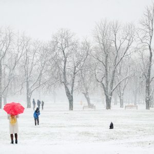 Snijeg u Zagrebu