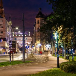 Blagdanska rasvjeta u Osijeku