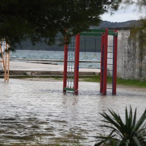 Poplavljena Jadrija u Šibeniku