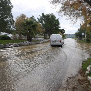 Poplavljena Jadrija u Šibeniku