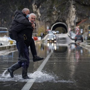 Poplavljene ulice Omiša