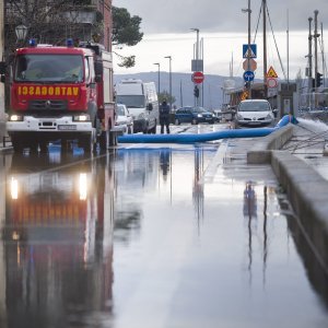 Poplavljene ulice Omiša