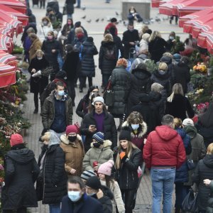 Atmosfera u centru Zagreba nakon uvođenja novih mjera Stožera