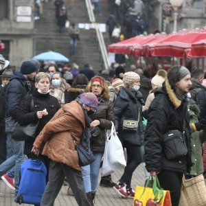 Atmosfera u centru Zagreba nakon uvođenja novih mjera Stožera