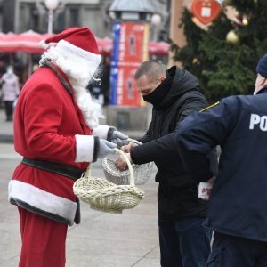 Pojačana policijska kontrola u centru Zagreba na dan uvođenja strožih mjera