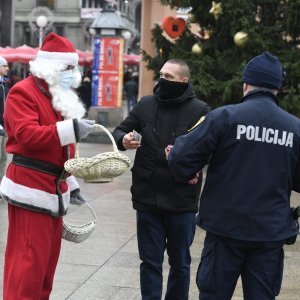 Pojačana policijska kontrola u centru Zagreba na dan uvođenja strožih mjera