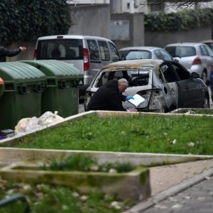 Požar kontejnera za smeće u Zadru