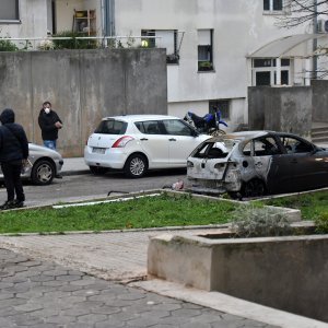 Požar kontejnera za smeće u Zadru