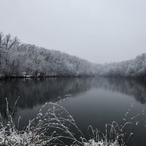 Prvi ovogodišnji snijeg zabijelio je Maksimir