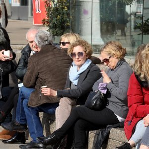 Zagreb: Sunčano i toplo vrijeme u centru grada