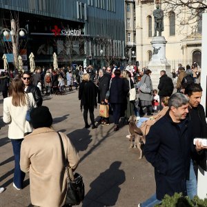 Zagreb: Sunčano i toplo vrijeme u centru grada