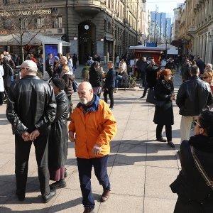 Zagreb: Sunčano i toplo vrijeme u centru grada