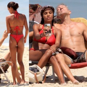 Tina Kunakey i Vincent Cassel