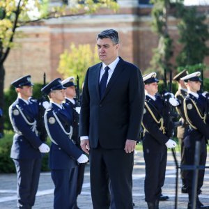 Polaganje vijenaca na Mirogoju povodom Dana oslobođenja Zagreba