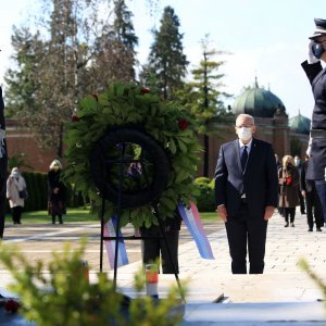 Polaganje vijenaca na Mirogoju povodom Dana oslobođenja Zagreba