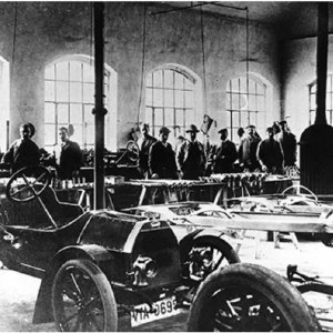 Tvornica Bugatti u Molsheimu 1909.