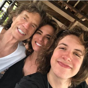 Mick Jagger sa sinom Lucasom i Lucianom Gimenez