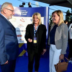 Davor Božinović, Ana Hanžeković i Nikolina Brnjac