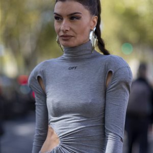 Street style na modnoj reviji Ricka Owensa