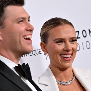 Scarlett Johansson i Colin Jost