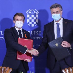 Macron i Plenković su potpisali Deklaraciju o strateškoj suradnji